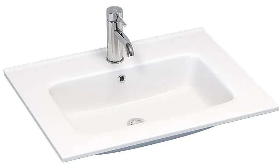 BATH DELUXE 06-060-27-11-00 - Zapustené umývadlo LILLESNAD 61x46 cm keramika/biela