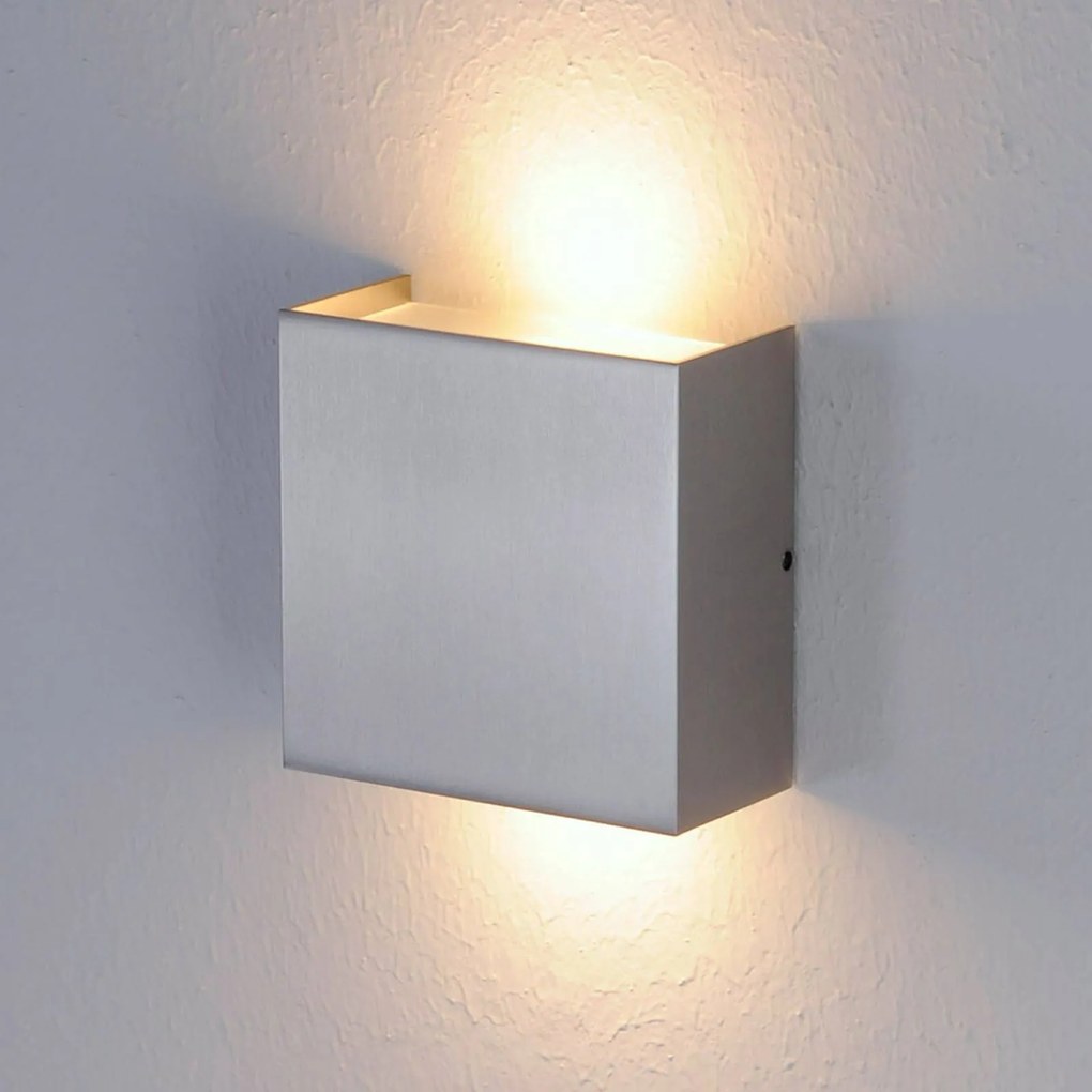 Matná niklová úprava – nástenné LED svietidlo Mira