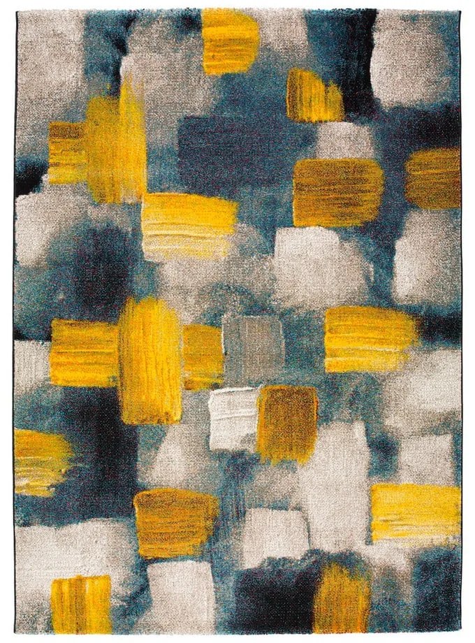 Modro-žltý koberec Universal Lienzo, 120 x 170 cm