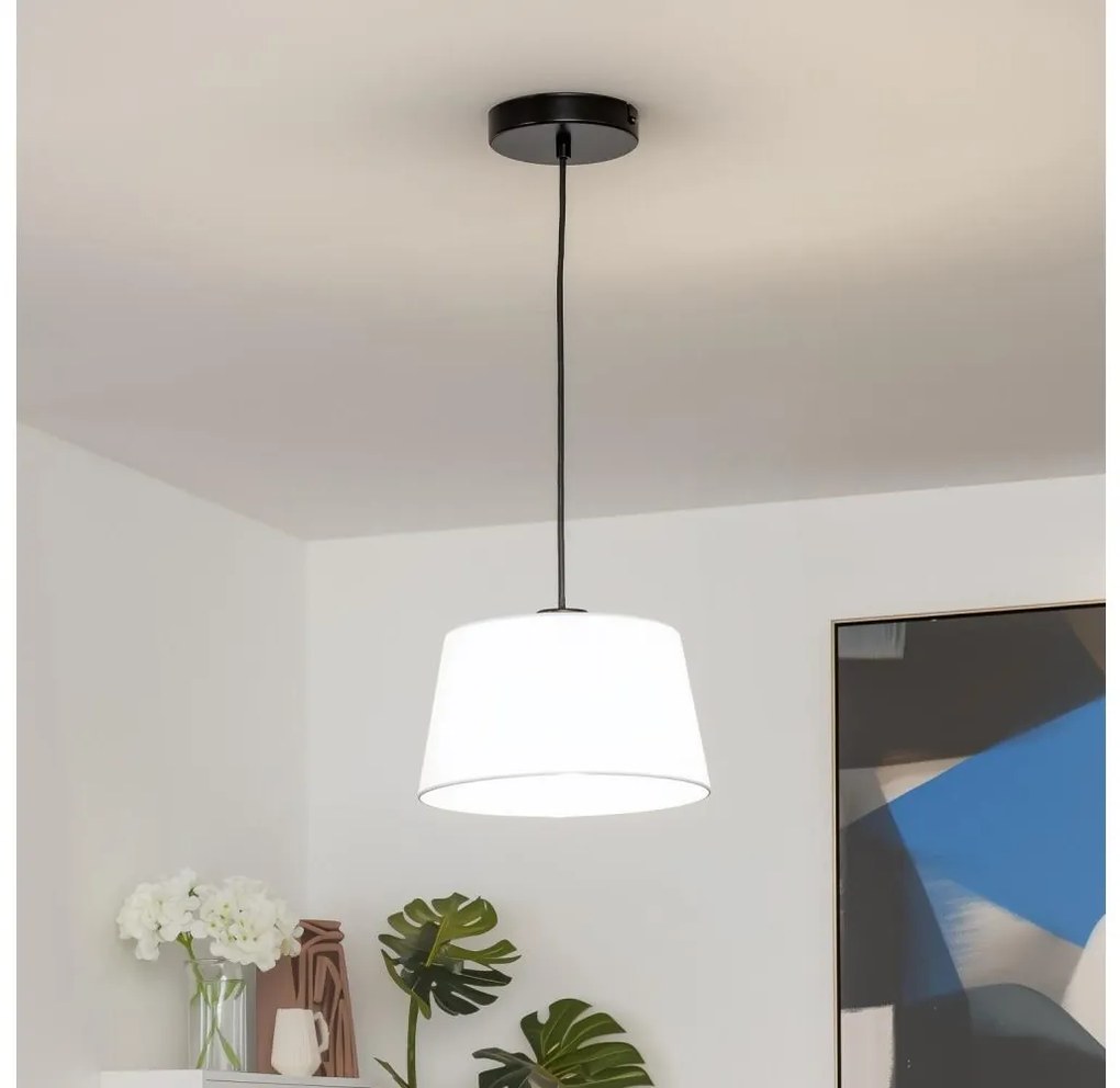 Brilagi - LED závesný luster na lanku CERIA 1xE27/40W/230V, priemer 25 cm, biela