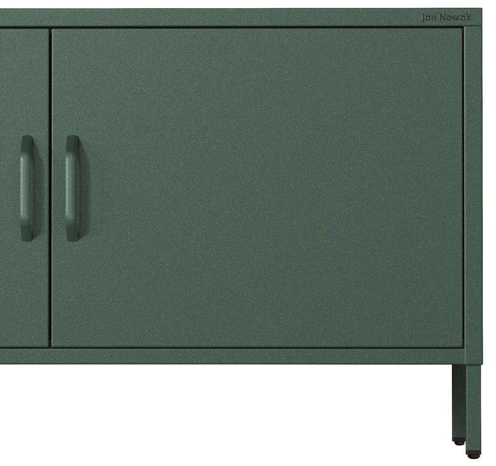 TV stolík na nožičkách ROSA, 1150 x 595 x 400 mm, Modern: fľaškovo zelená farba