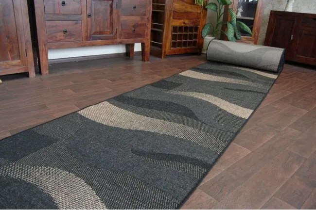 Behúň FLOORLUX SIZAL 20212 čierny/coffe