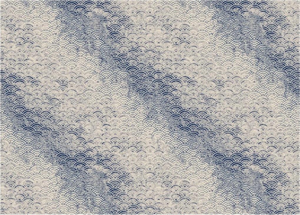 Sklenený obraz - Vzor vlniek (70x50 cm)