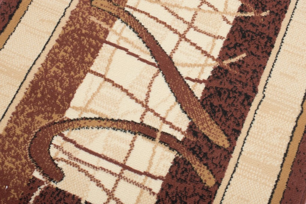 TA Koberec 5118D HNEDÝ ATLAS PP Rozmer: 100x300 cm