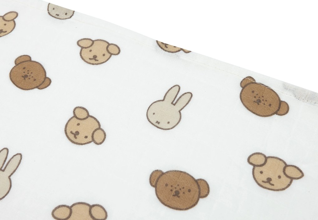 Plienky 3 ks 70x70 cm Miffy & Friends