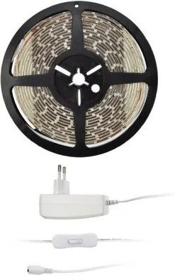 LED svetelný pás Solight WM50-20T, 12V + adaptér, 5m