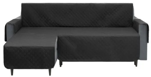 Poťah na rohovú sedačku ľavý PARIS čierny, 200 cm