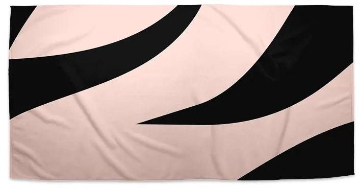 Sablio Uterák Ružový vzor zebry - 70x140 cm