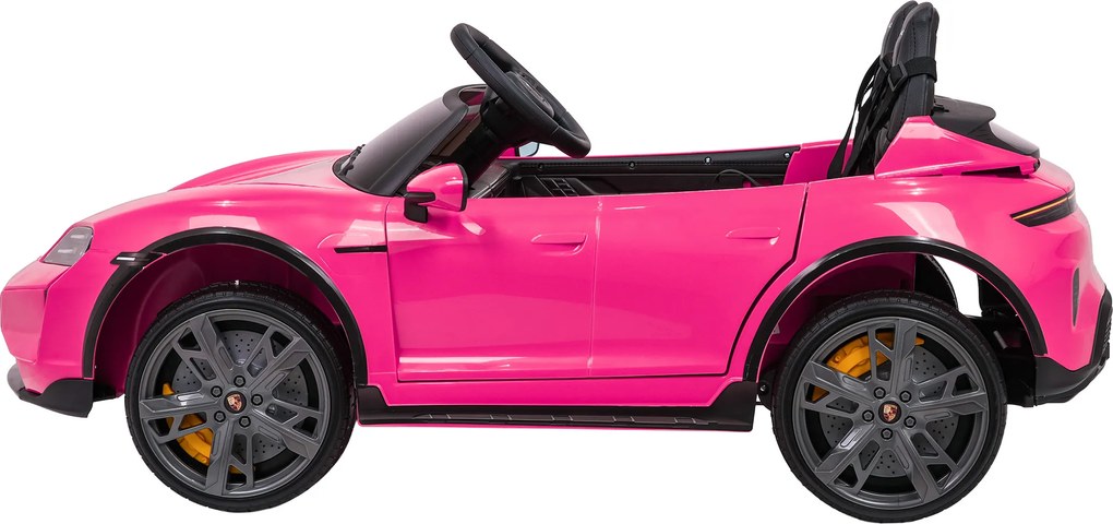 Ramiz Porsche Taycan Turbo S vozidlo Ružová