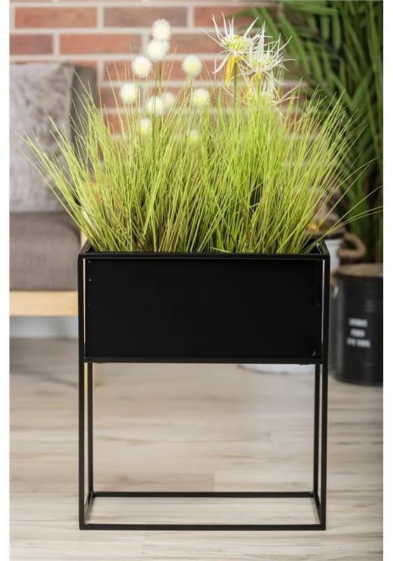 Stojan na kvety Ally 50 cm čierny