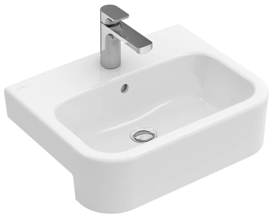 Villeroy & Boch ARCHITECTURA - Polozapustené umývadlo, 550x430x170 mm, bez prepadu, biela alpin CeramicPlus 419056R1