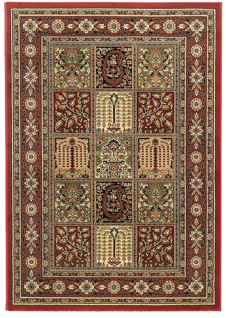 Koberce Breno Kusový koberec SOLID 12/CVC, červená, viacfarebná,80 x 150 cm