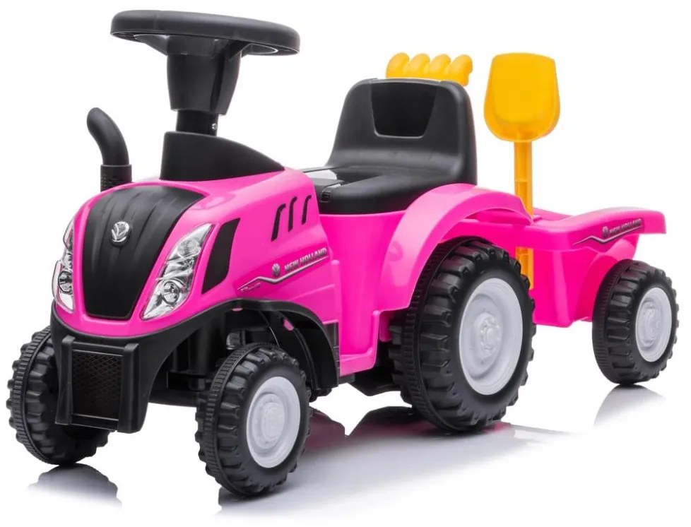 Buddy Toys Odrážadlo NEW HOLLAND ružová/čierna FT0903