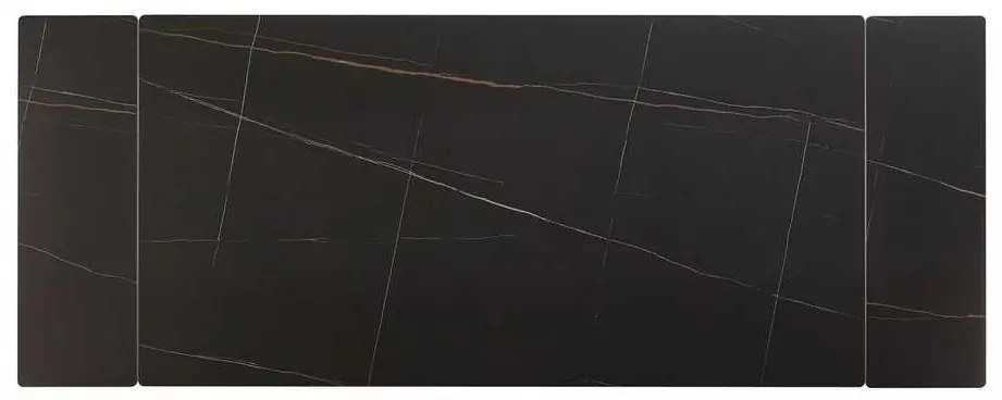 Jedálenský stôl Lumiere 180 x 90 cm, čierna