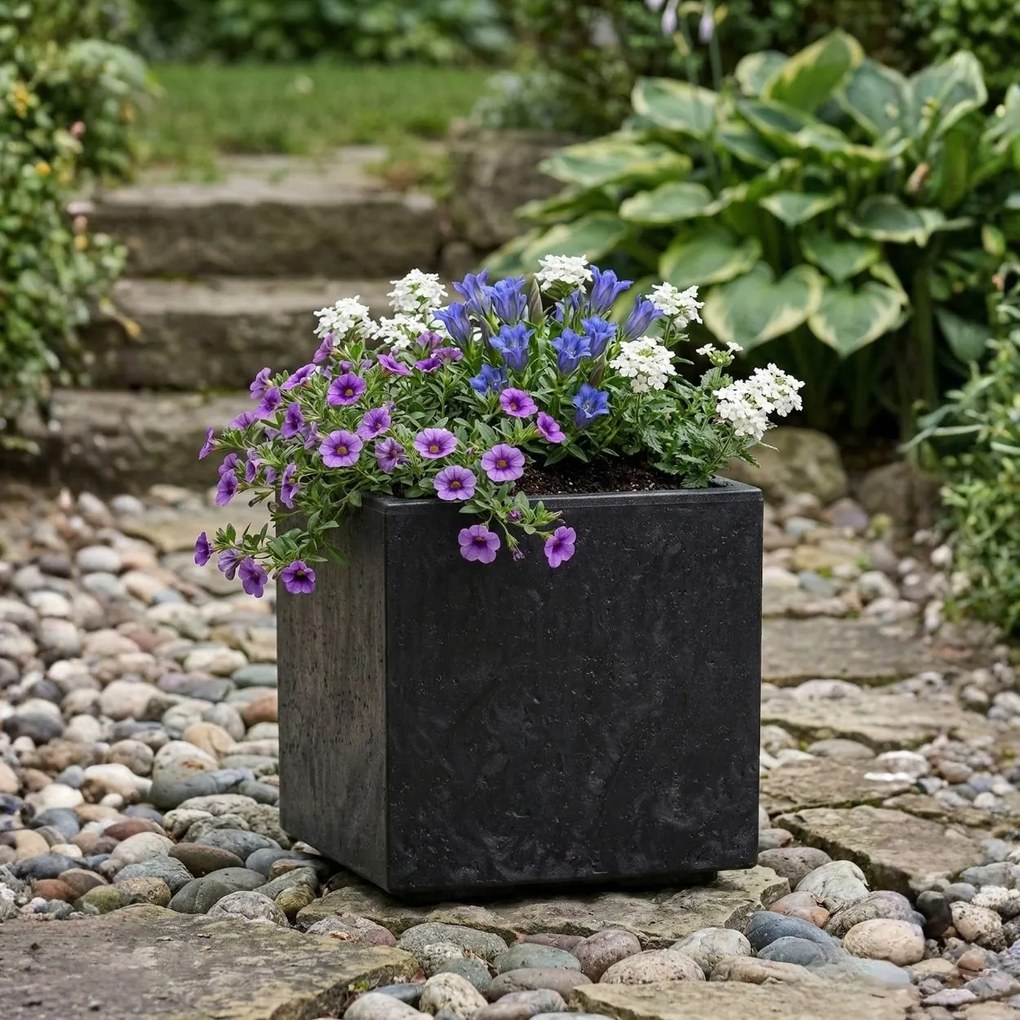 Květináč na kolečkách BETONIQUE 30x30 cm beton - výber z 8 prevedení