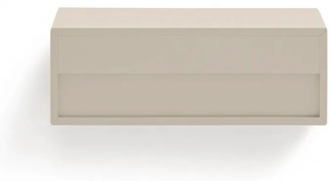 Krémový závesný nočný stolík Platt – Teulat