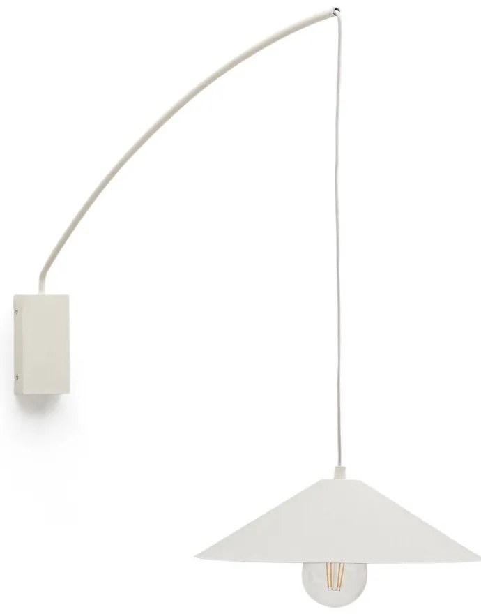 Krémové nástenné svietidlo ø 35 cm Kally – Kave Home