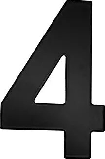 Domová číslica MP - 152 mm - 4, MP Čierna