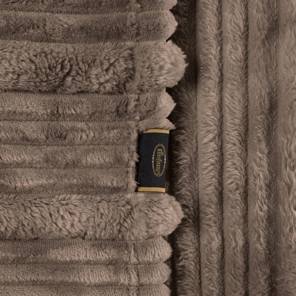 FLANELOVÁ DEKA NINA 200X220 CM BÉŽOVÁ