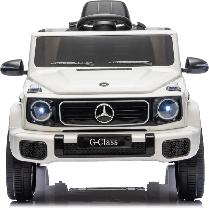 LEAN CARS Akumulátorové vozidlo Mercedes G 4x4 24 V 2580, biele