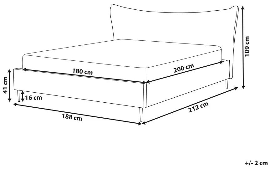 Manželská posteľ 180 cm Chaza (sivohnedá). Vlastná spoľahlivá doprava až k Vám domov. 1080197