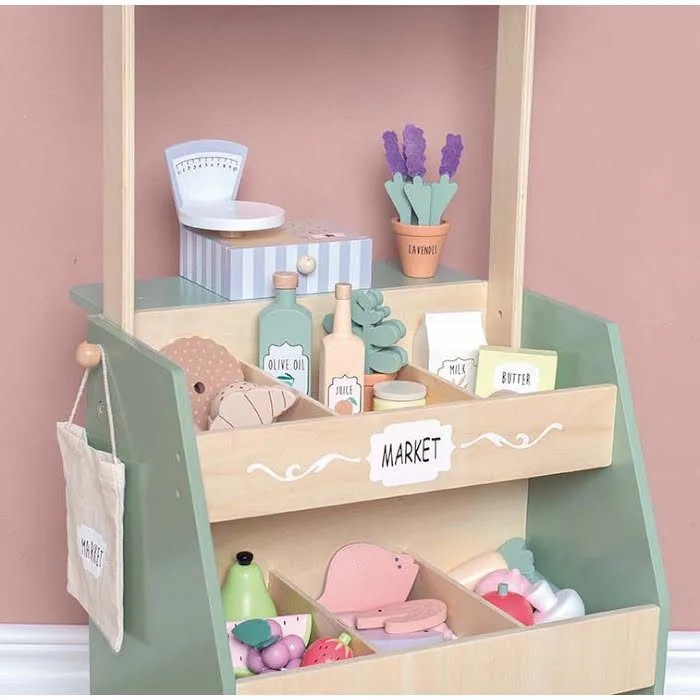 Dětský dřevěný prodejní stánek