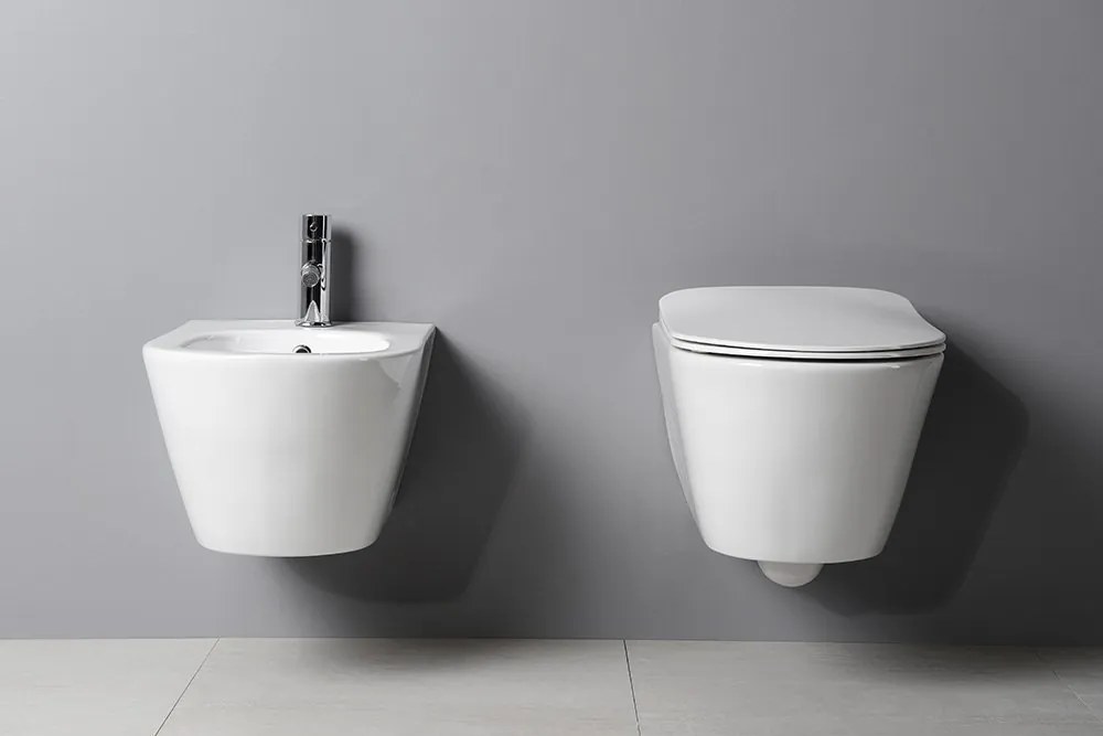 Sapho Sapho, AVVA bidet závesný 35,5x53 cm, biela, 100324