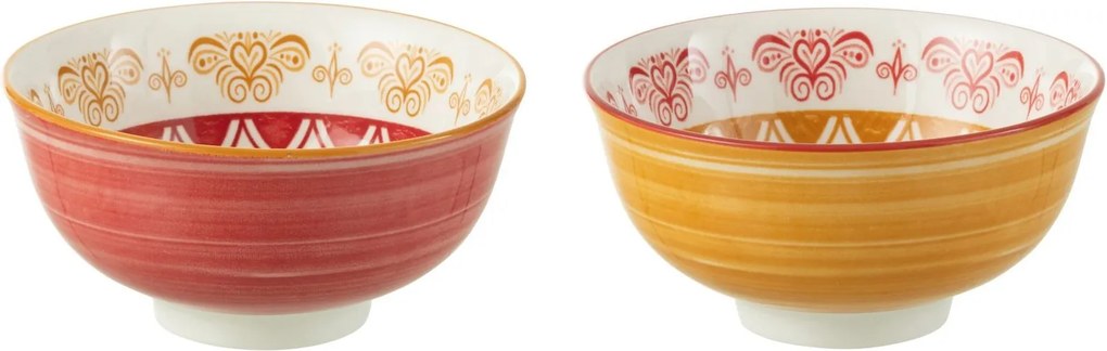 2ks farebná porcelánová miska Bowl Jam - Ø11*5 cm