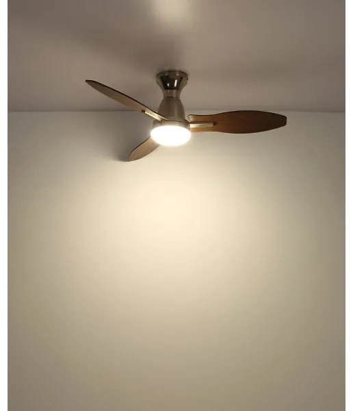 Globo 03671N - LED Stm. stropný ventilátor GALE LED/22W/230V 3000/4500/6000K +DO