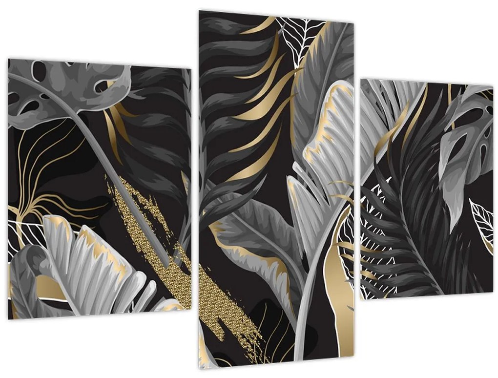 Obraz - Zlatá džungľa (90x60 cm)