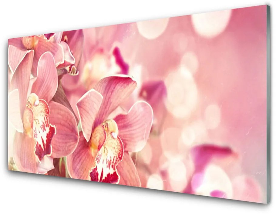 Nástenný panel  Kvety rastlina 120x60 cm