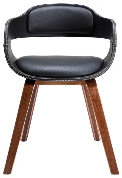 Hnedá Stolička s opierkou Costa Walnut 70,5 × 52 × 51 cm KARE DESIGN