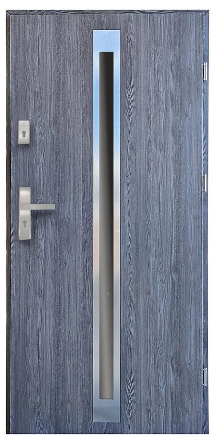 Dvere vchodové Grenada 01 90P antracit