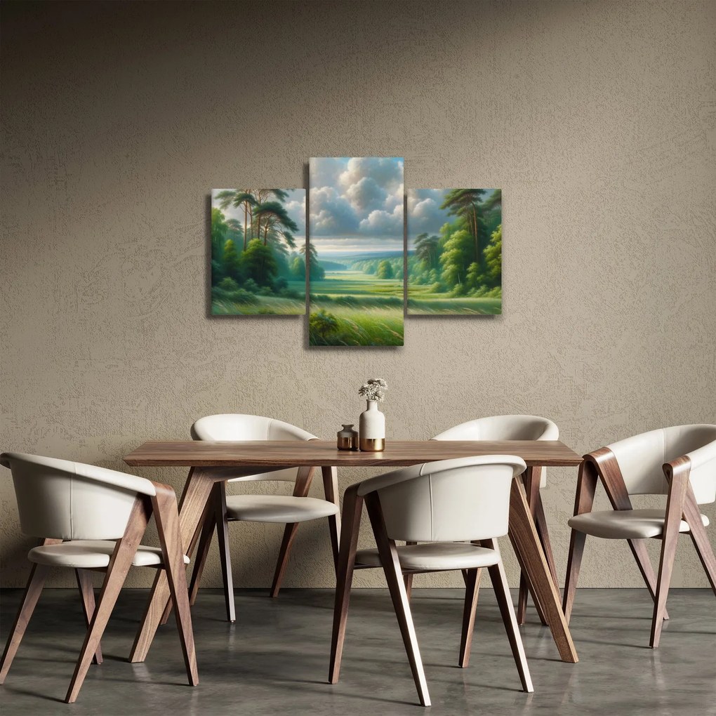 Obraz - Zelená krajina (90x60 cm)