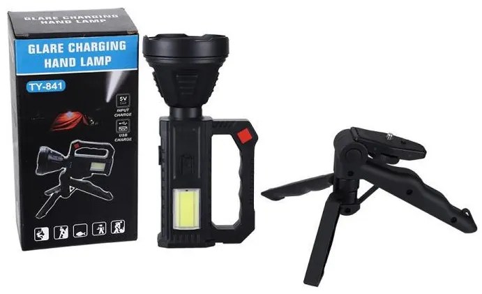 Solárne svietidlo so statívom - TY-841T - čierna