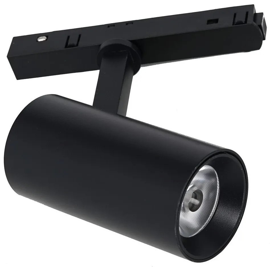 LED Bodové svietidlo do lištového systému MAGNETIC TRACK LED/10W/48V 3000K čierna