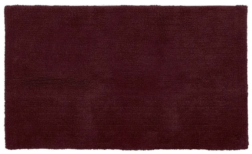 Vínovočervená kúpeľňová predložka 100x60 cm Riva - Tiseco Home Studio
