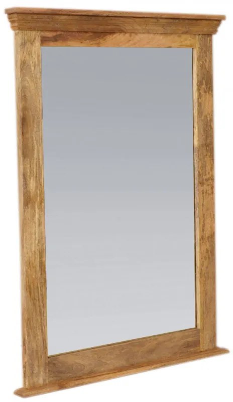 Zrkadlo Guru 90x120 z mangového dreva Mango natural