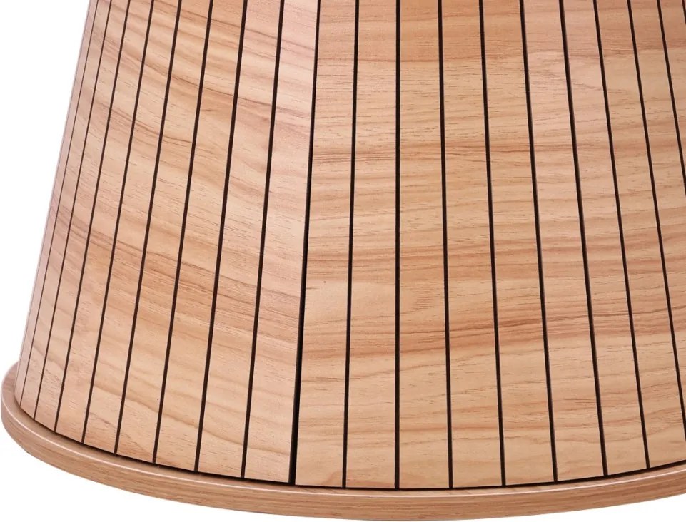 Okrúhly konferenčný stolík Ascoli, 80 cm, svetlý orech