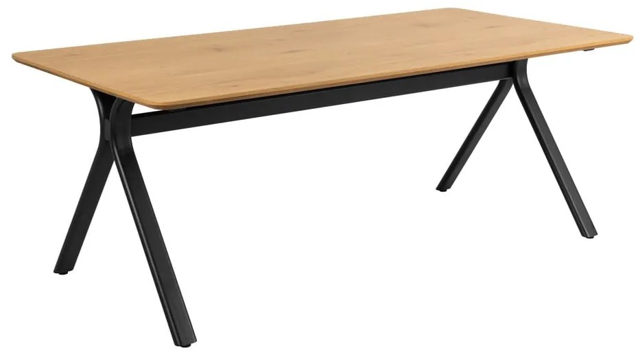 Jedálenský stôl s doskou v dubovom dekore 100x200 cm Bristol – Actona