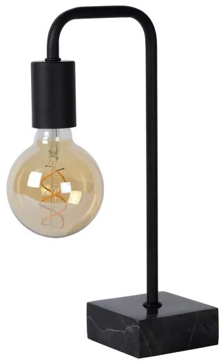 Lucide 45565/01/30 - Stolná lampa LORIN 1xE27/40W/230V čierna