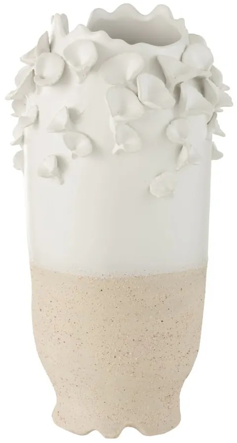 Keramická váza s kvetmi sasanky Anemone -  Ø23*46 cm