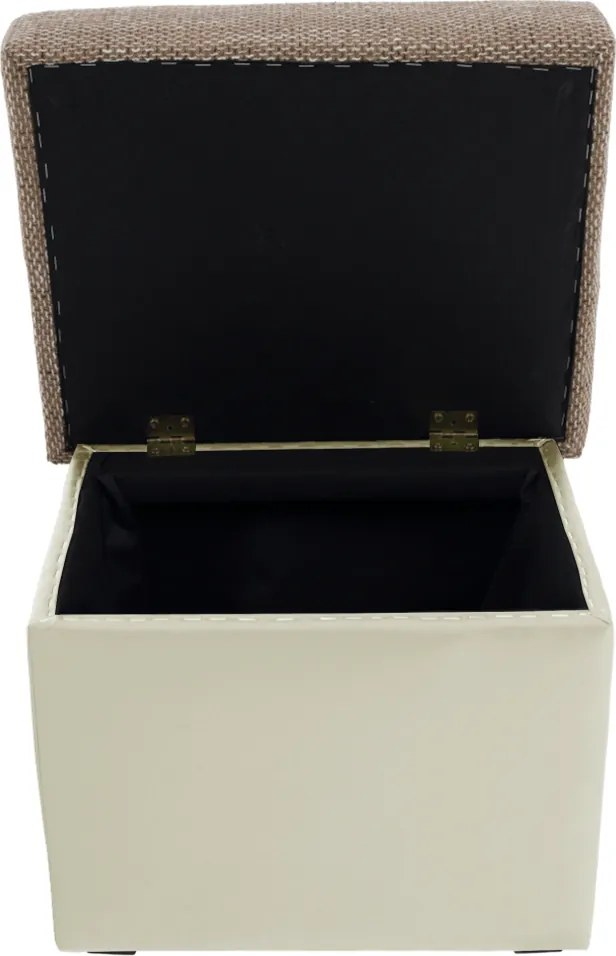 Taburetka T2 - cappuccino / béžová