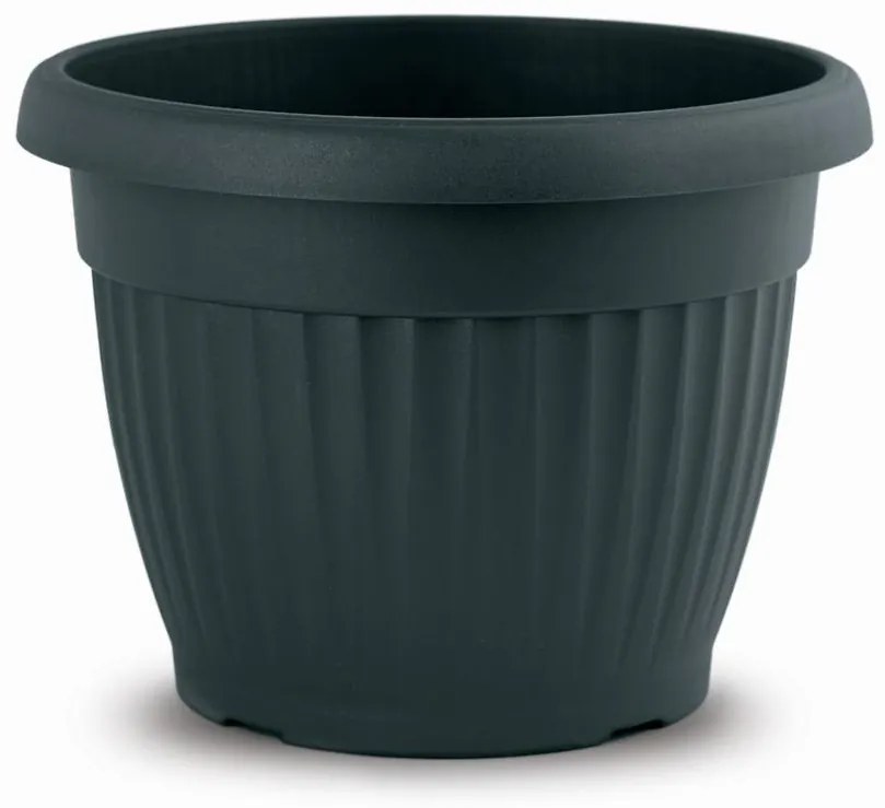 Kvetináč Mediteran 20 24cm X 17,5h 4,3lt Antracit A033020