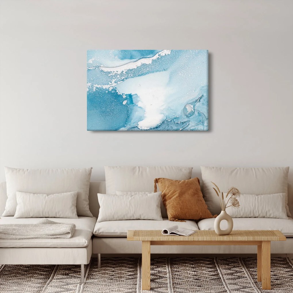 Obraz - Modrý dekor (90x60 cm)