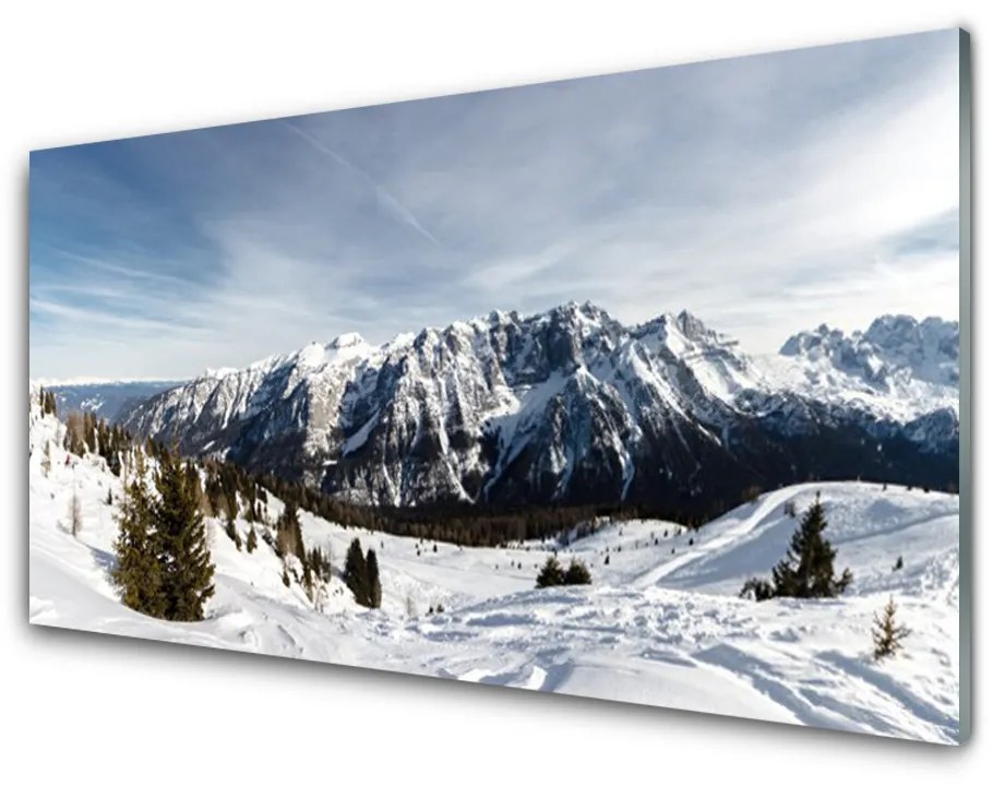 Nástenný panel  Hory príroda 140x70cm