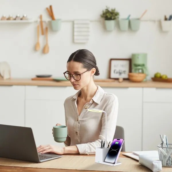 Rabalux 74233 - LED Stmievateľná stolná lampa CERIE LED/4W/5V biela