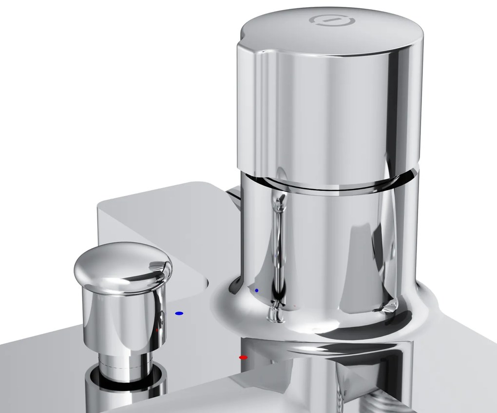 Vaňová a sprchová batéria AM.PM X-Joy FXT10500 TouchReel, jednopáková, chróm