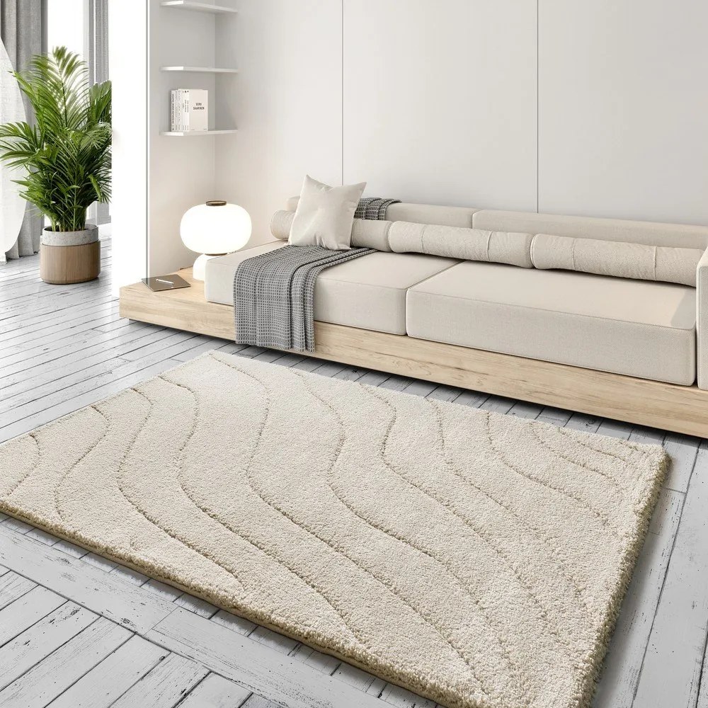Krémový koberec 80x150 cm Molier – Universal