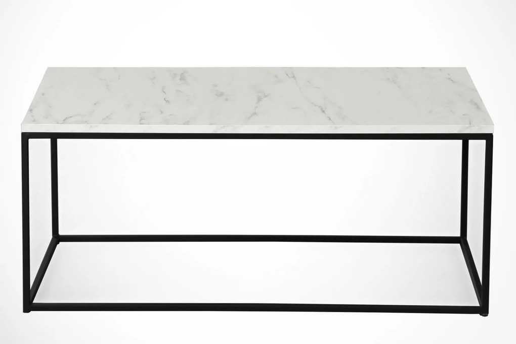 Dizajnový konferenčný stolík Pacorro 95 cm biely